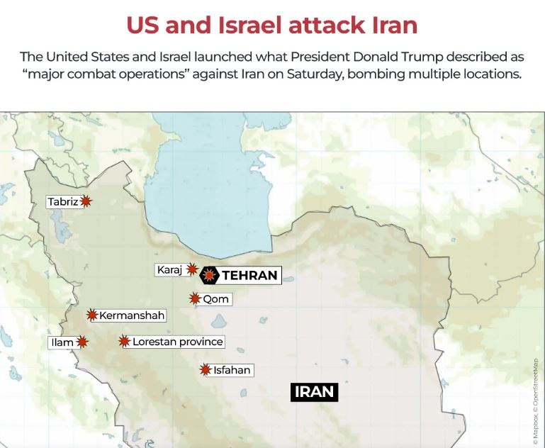 👉 US and Israel attack Iran in Tehran