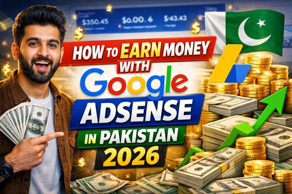 how to earn money with google adsense in pakistan