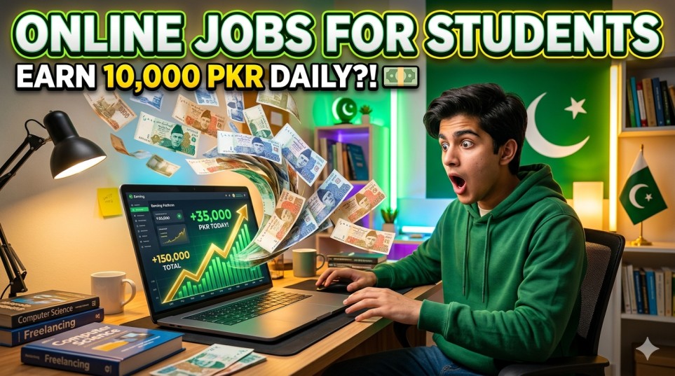 online jobs for students in Pakistan from home