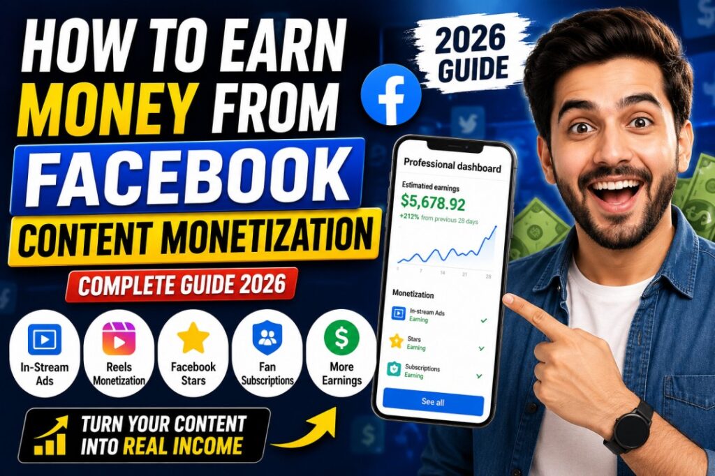 How to Earn Money from Facebook Content Monetization in 2026