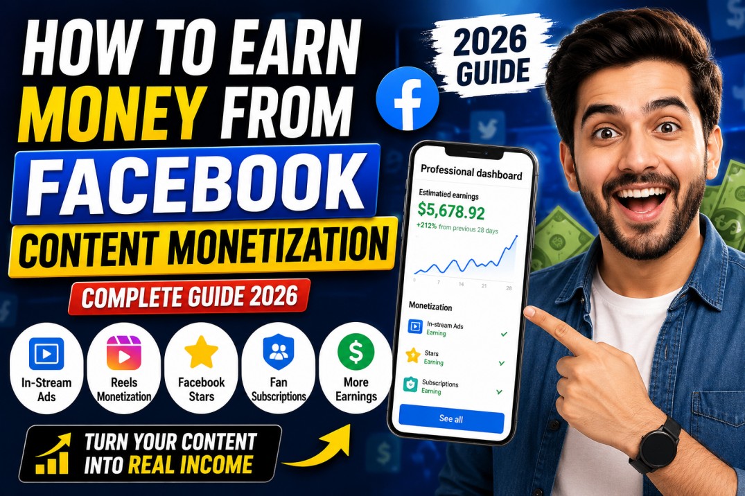 How to Earn Money from Facebook Content Monetization (Complete 2026 Guide)