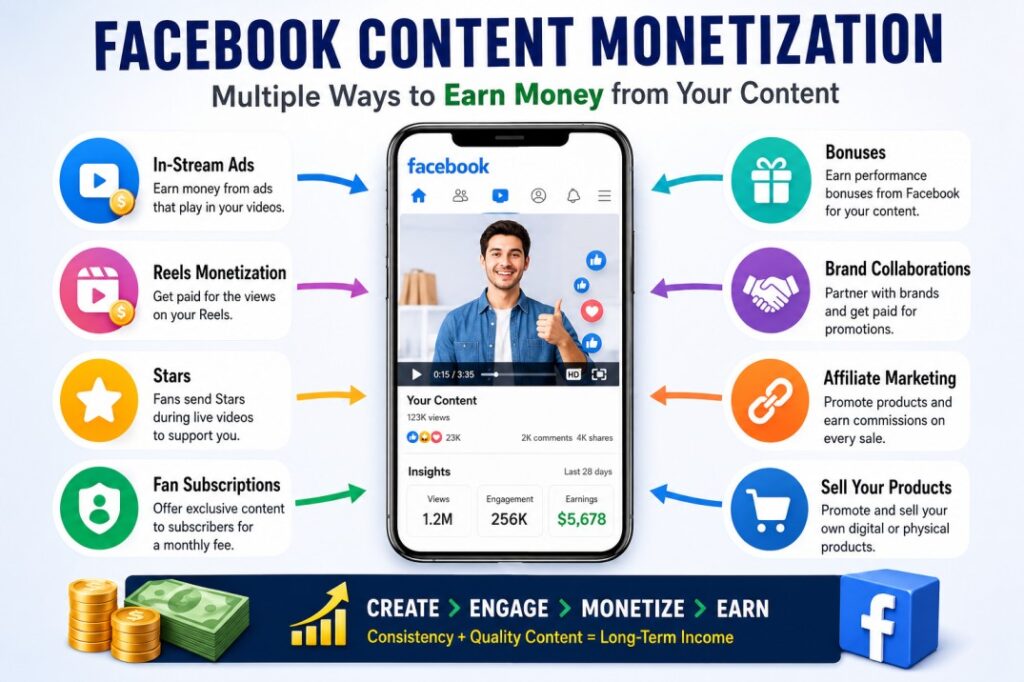 How to Earn Money from Facebook Content Monetization in 2026